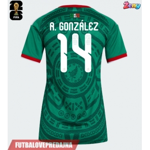 Lacne Ženy Futbalové dres Mexiko Armando Gonzalez #14 MS 2026 Krátky Rukáv - Domáci